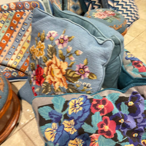 VINTAGE THROW PILLOWS AND MORE GROUPING - P141