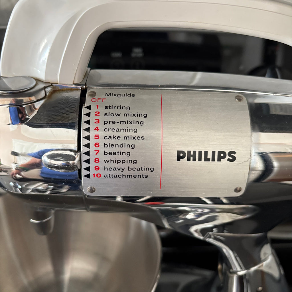 E889 Vintage Philips Cast Iron Stand Mixer