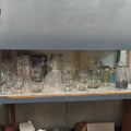 E848 Clear vases and more grouping