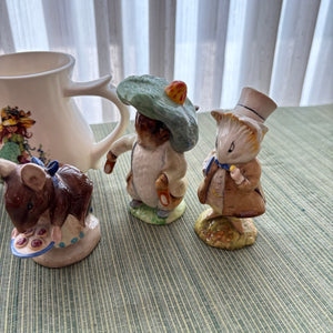 VINTAGE BEATRIX POTTER FIGURINES AND MORE COLLECTIBLES GROUPING - P183
