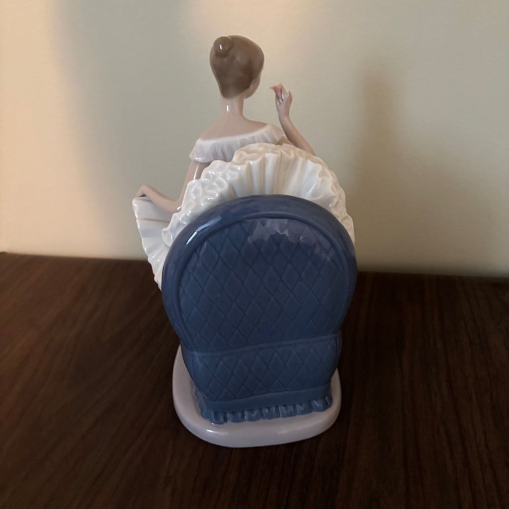 D151 9” Tall Vintage Nao Ballerina ceramic figurine