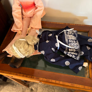 SET OF 2 VINTAGE BOUDOIR DOLLS - P138