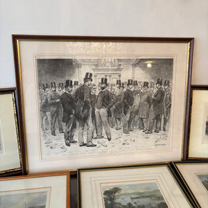 5 PIECE VINTAGE ARTWORK GROUPING - P323