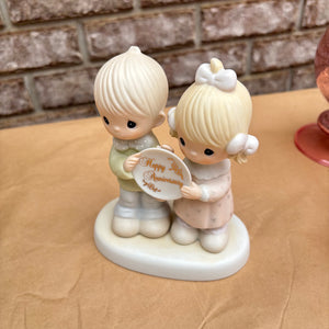 Precious Moments Porcelain Figurines Grouping - O165