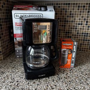 Coffee Maker and New in the box Coffee Grinder - Z108