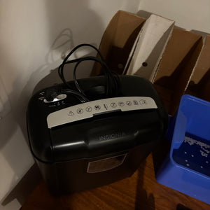 Office Supplies and Untested Electronics Grouping (desk and file cabinet not included) - Z140