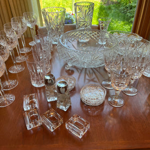 Vintage Crystal and Glass Grouping - M101