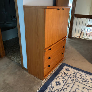 Mid Century Teak Armoire - M309