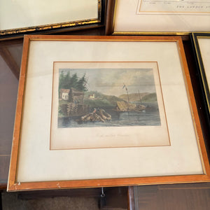 5 PIECE VINTAGE ARTWORK GROUPING - P323