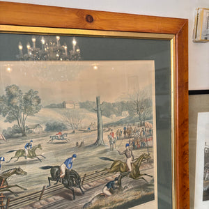 3 PIECE FRAMED VINTAGE ARTWORK GROUPING - P301