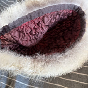 YAEGERS FURS LTD XXL SPLIT SKIN DYED MINK COAT AND FUR HAT - P272