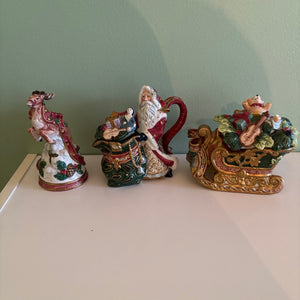 W845 Fitz and Floyd Grouping (Florentine Christmas Sleigh and more)