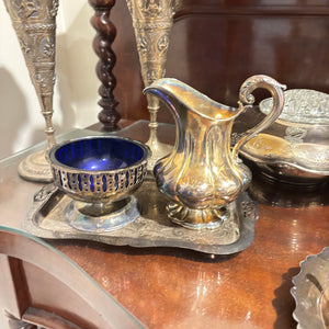 VINTAGE SILVER PLATED GROUPING - P154