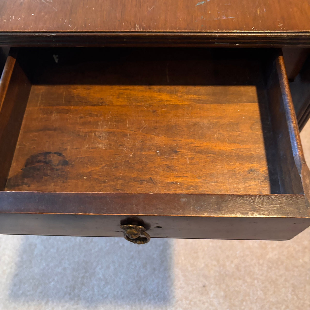 X238 Vintage Solid Wood Duncan Fyfe style Drop leaf dining table