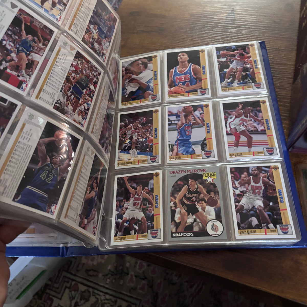 X267 Vintage sports cards grouping