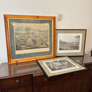 3 PIECE FRAMED VINTAGE ARTWORK GROUPING - P301