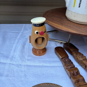 Vintage Kitchen Grouping (Wooden Bowls and More) - R396