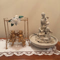 F200 14” tall Heavy resin cherub foundation grouping