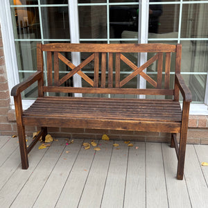 Garden LA Solid Teak Outdoor Bench - M301
