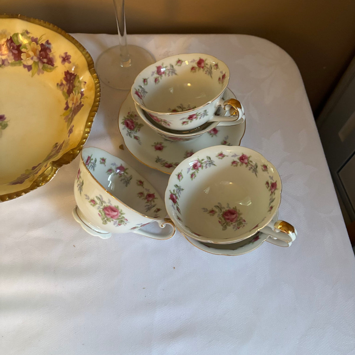 E136 Vintage teacups and more grouping