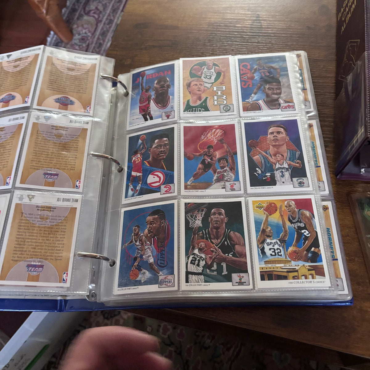 X267 Vintage sports cards grouping
