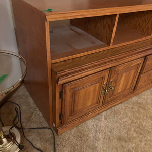 Solid Wood Entertainment Stand - M357