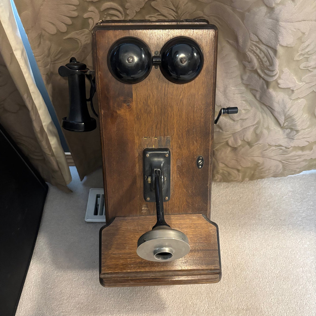 Y159 Antique Wooden Wall Phone
