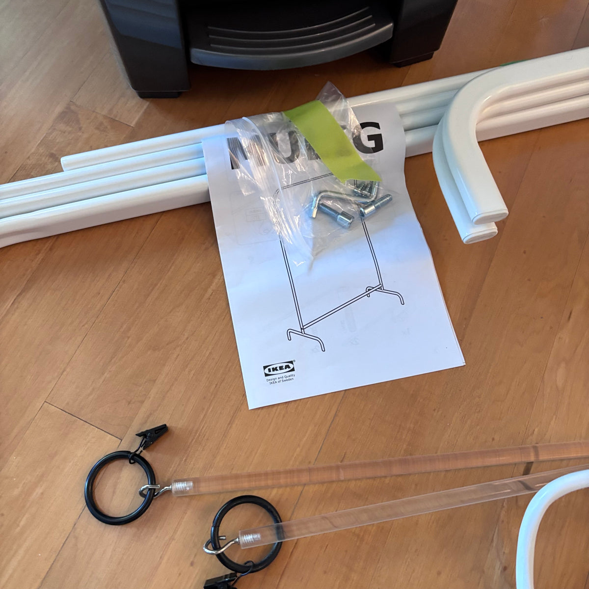 X244 Home grouping (Clothing rack and More)