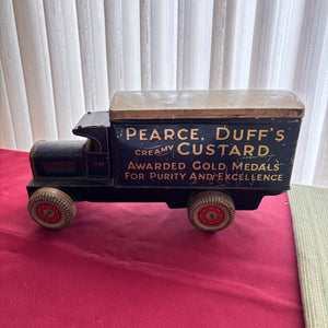 ANTIQUE PEARCE, DUFF'S TRUCK BISCUIT TIN - P146