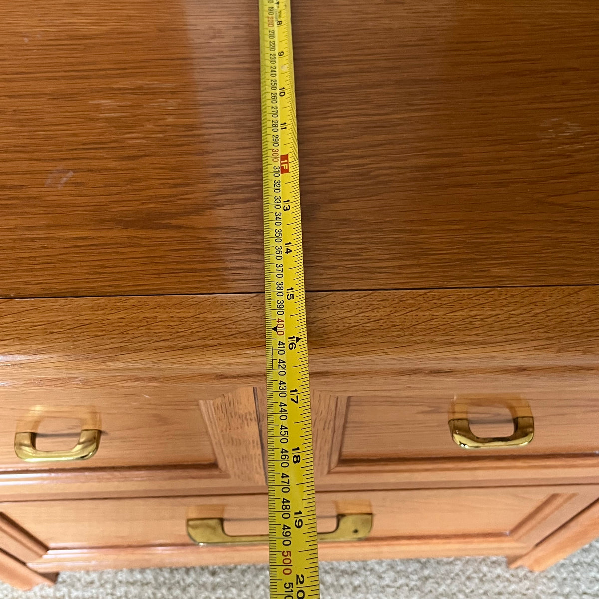 B335 Vintage Solid wood night stand (24” x 24” x 18”)