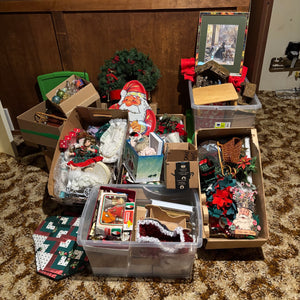 Large Christmas Decor Grouping - R615