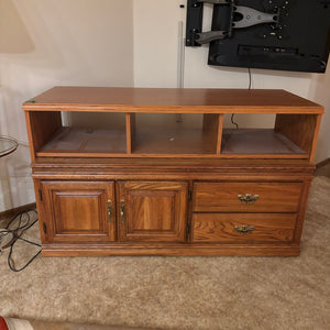 Solid Wood Entertainment Stand - M357