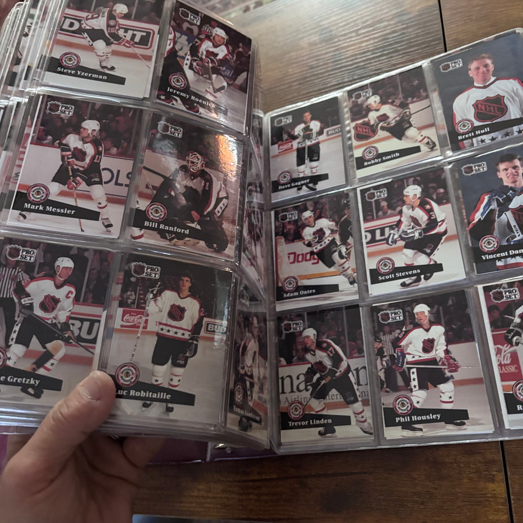 X267 Vintage sports cards grouping