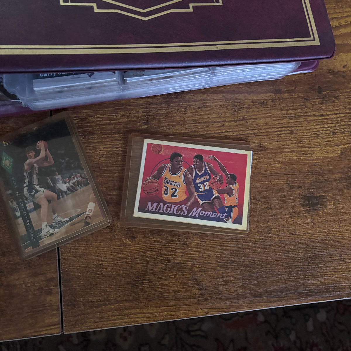 X267 Vintage sports cards grouping
