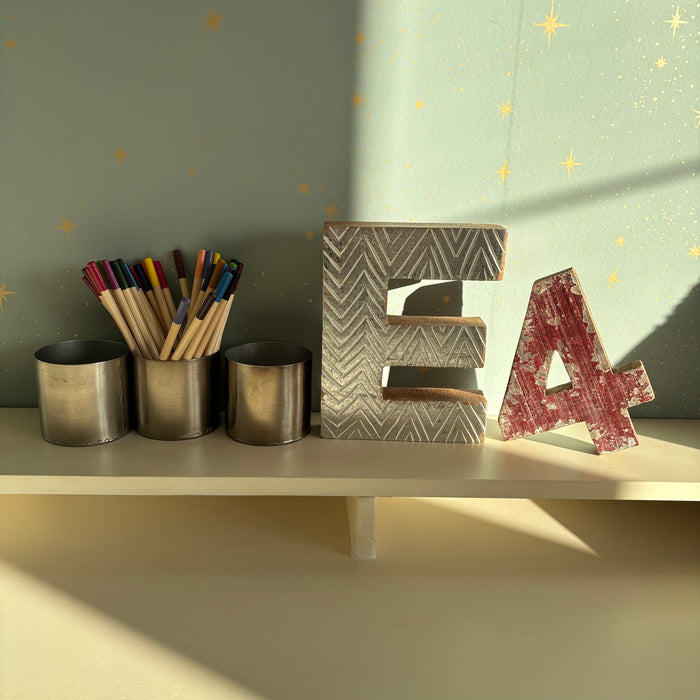 Wooden "E" Decor Grouping - G388