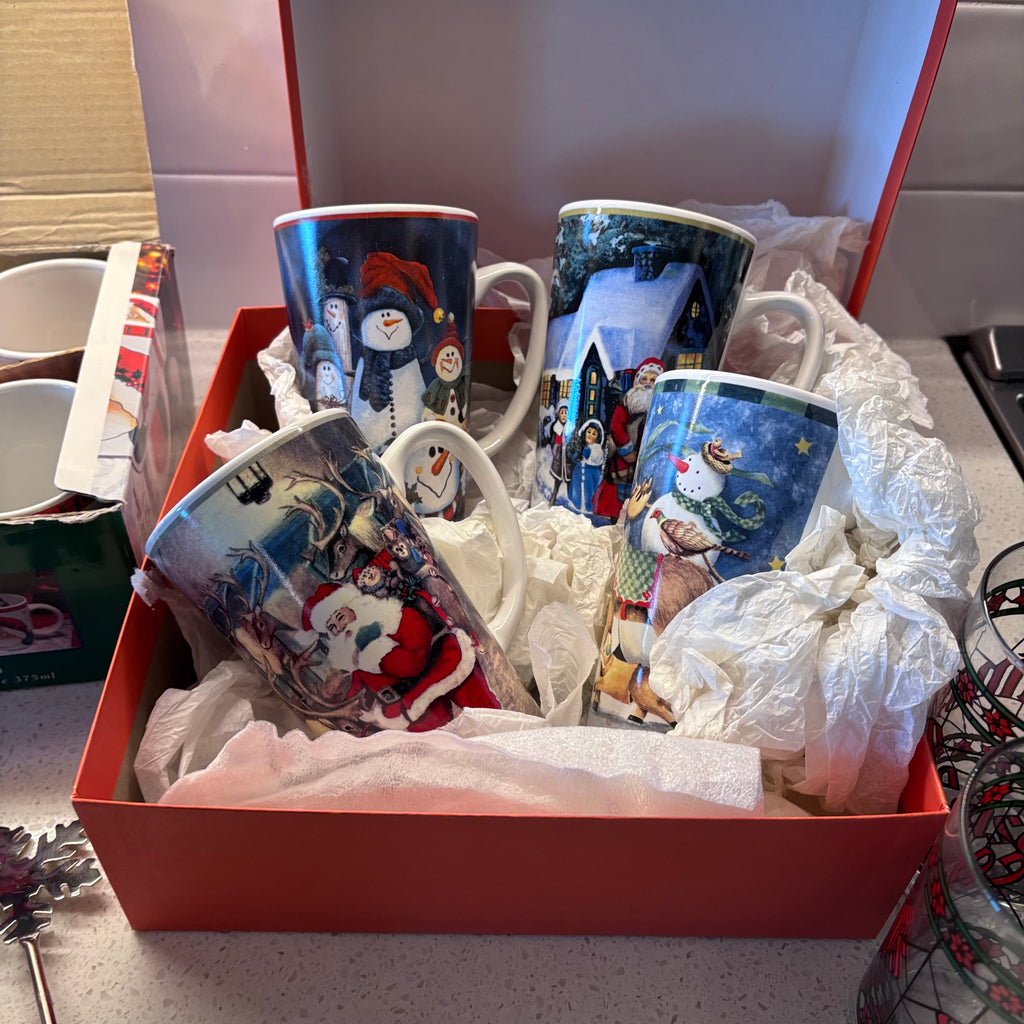 X264 Christmas drink ware grouping