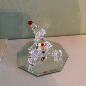 W836 Swarovski Clown Puppet Crystal Figurine