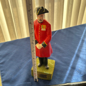 ENGRAVED WALKING STICK, WOODEN BATTON AND WODEN FIGURINE - P298