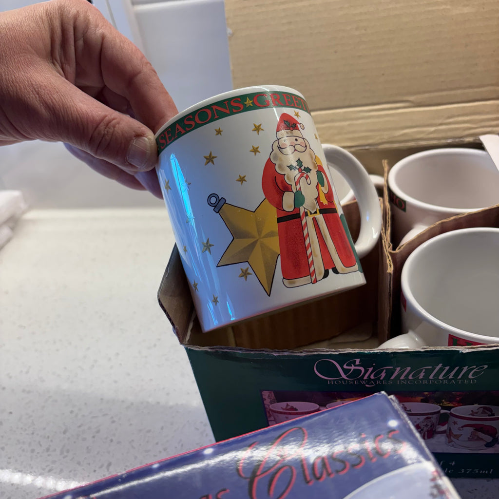 X264 Christmas drink ware grouping