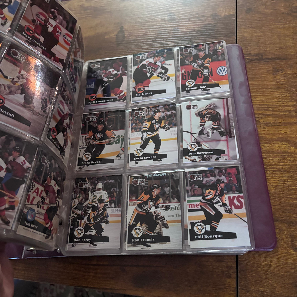 X267 Vintage sports cards grouping