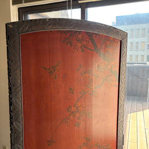 ANTIQUE ASIAN ROOM DIVIDER SCREEN WITH IN LAID MOTHER OF PEARL (AS IS) - P236