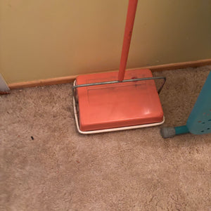 Vintage Ironing Board and Carpet Sweeper - R317