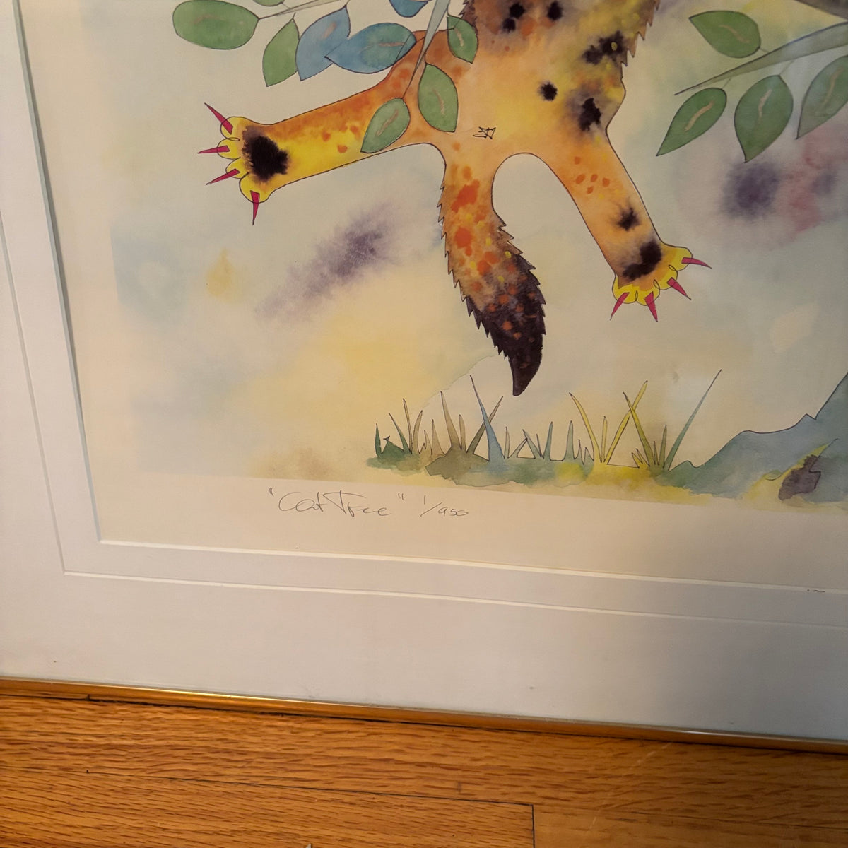 E113 Cat tree print 1/950 (29” x 33.25”)