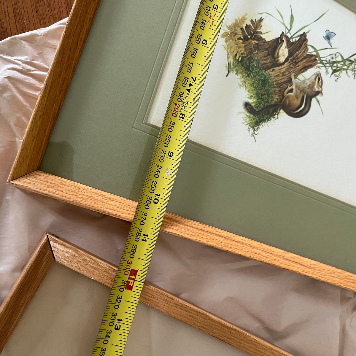 B329 Vintage grouping (framed prints and more)