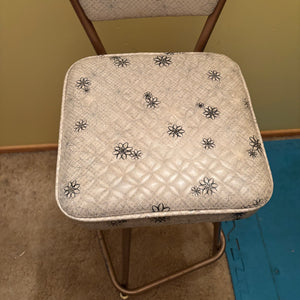 MCM Kitchen Stool with Vinyl Seat - R304