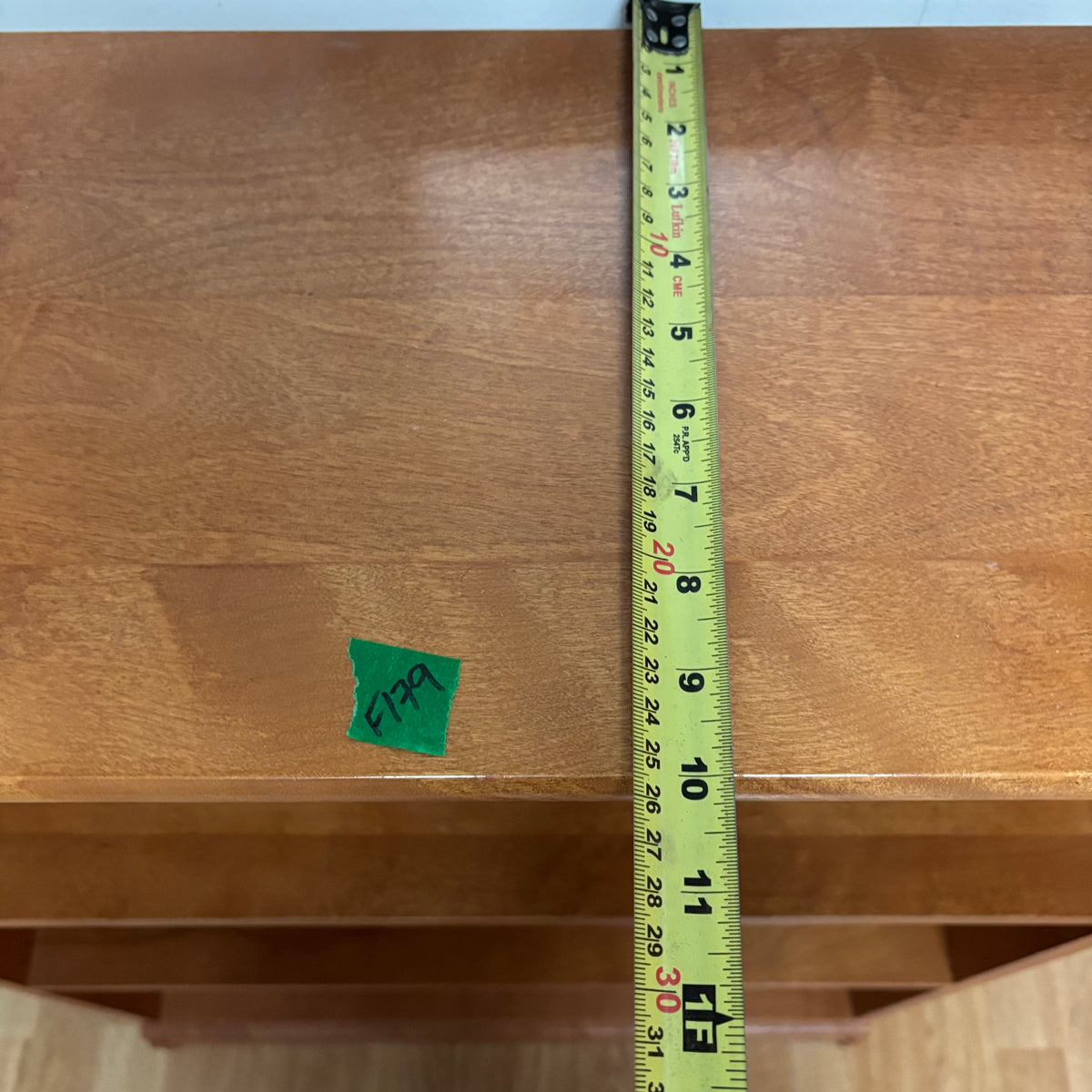 F179 Vintage solid wood book shelf