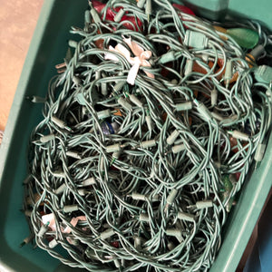 2 Bins of Outdoor Christmas Lights - O163