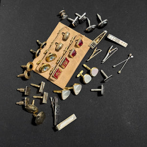 VIntage Cufflinks and Tie Clips - N305