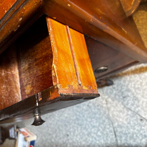 Antique Solid Wood Vanity Dresser with Mirror  - V144