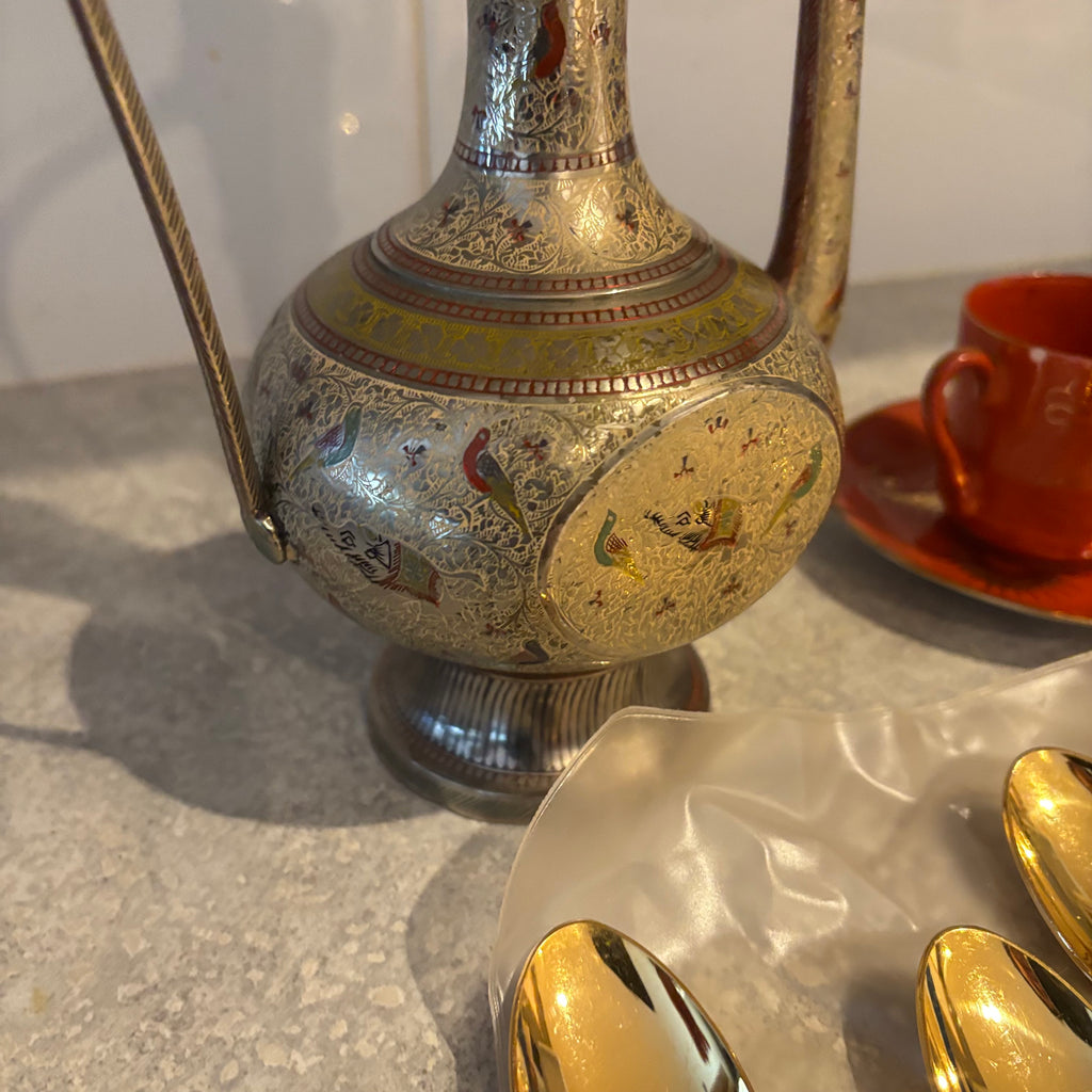 Y160 Vintage Grouping (Etched coffee pot and more)